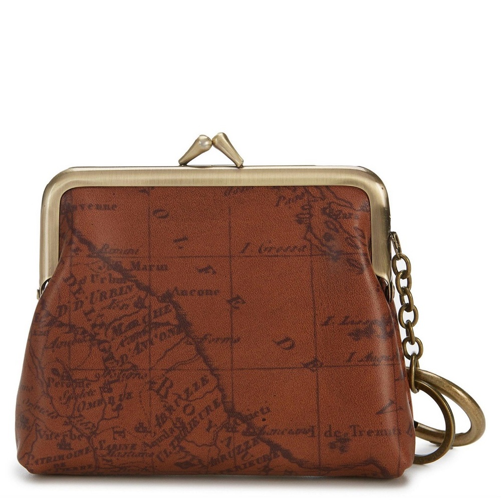 NWT Patricia Nash Leather Borse Coin Purse, Signature